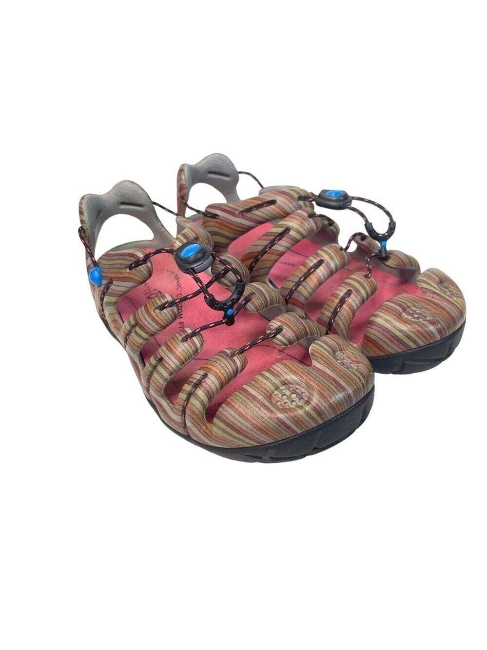 Timberland Mion Current Water Sandals Womens 6 Outdoor Fisherman Striped